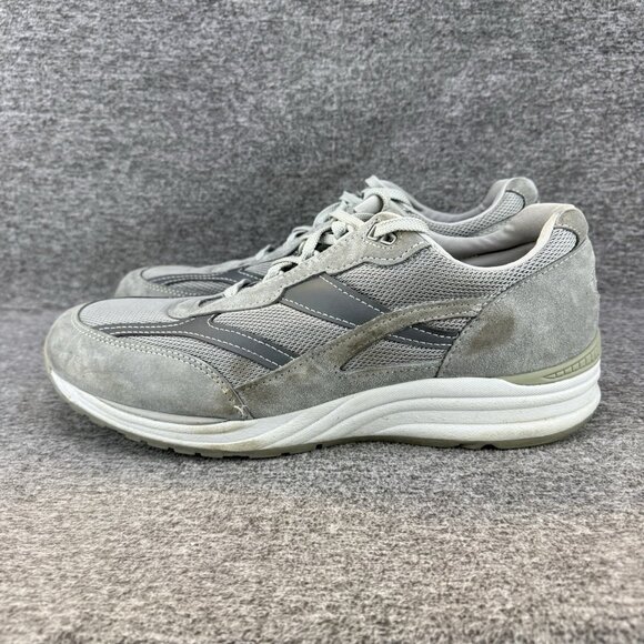 ✅SAS Shoes Mens 13M Journey Mesh Lace Up Triple Comfort Gray Leather Made In USA - Picture 8 of 10